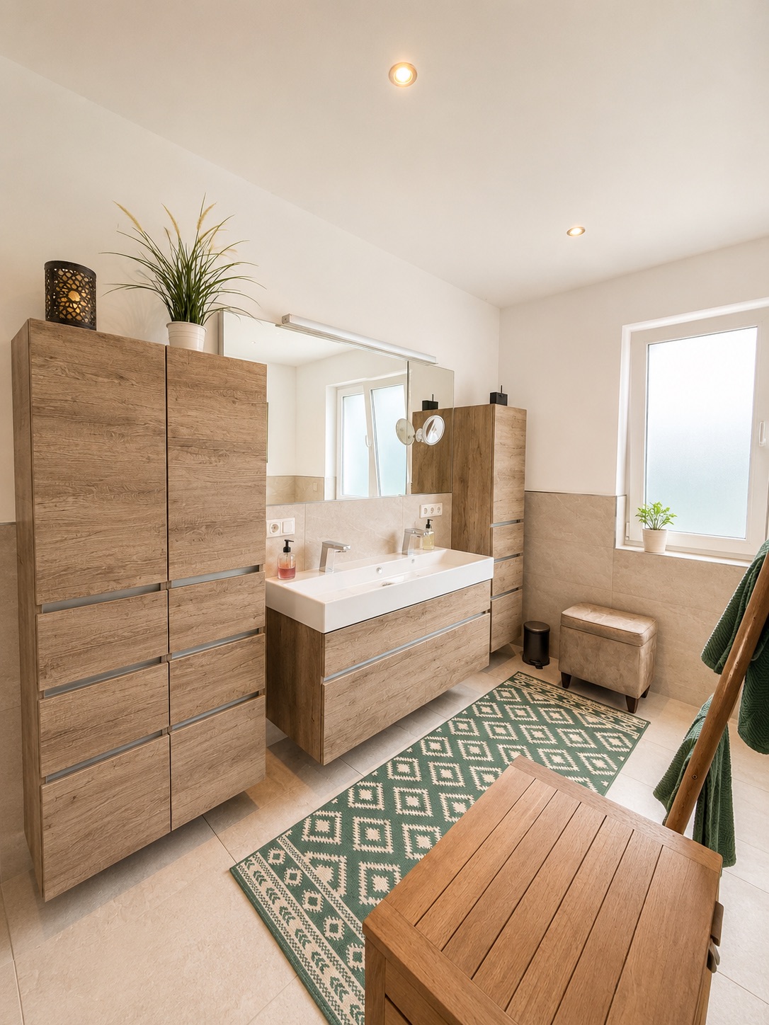 Badezimmer im Obergeschoss